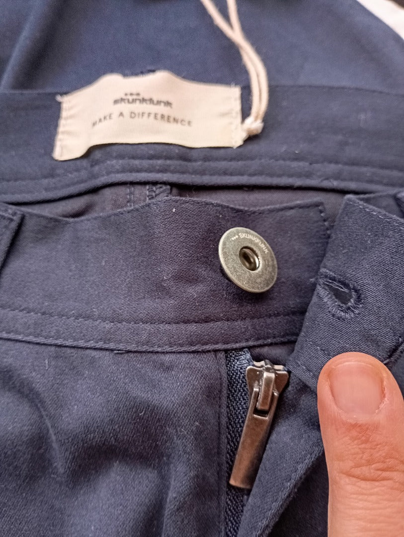 Pantalon skinny Skunkfunk - 36 - Navy - Neuf avec étiquette
