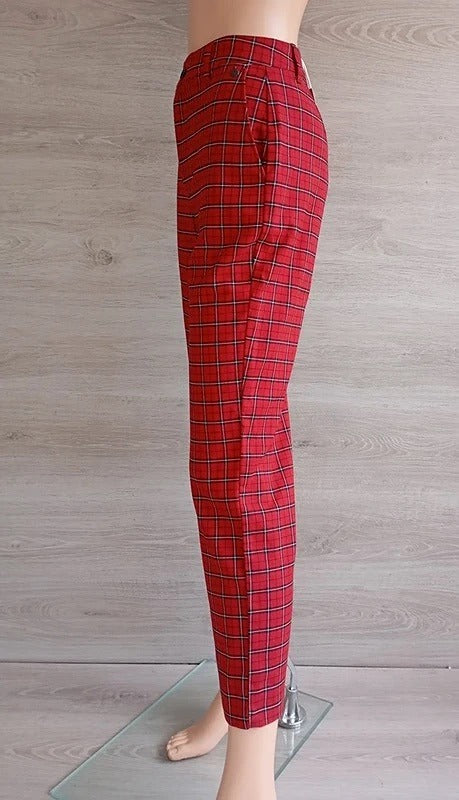 Pantalon Pull&bear - 34 - Rouge - Neuf avec étiquette