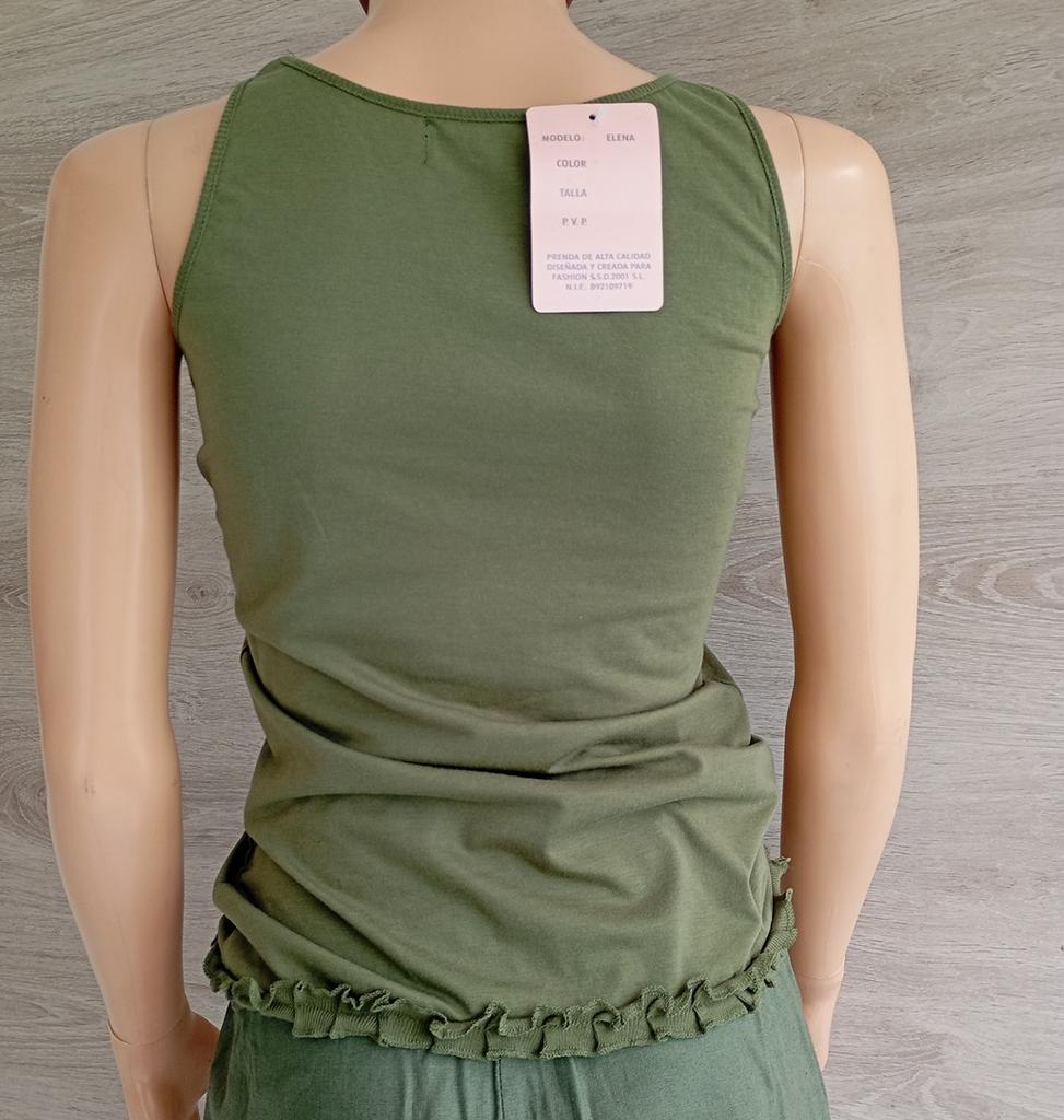 Débardeur Paco's Louis - S - Kaki - Neuf avec étiquette