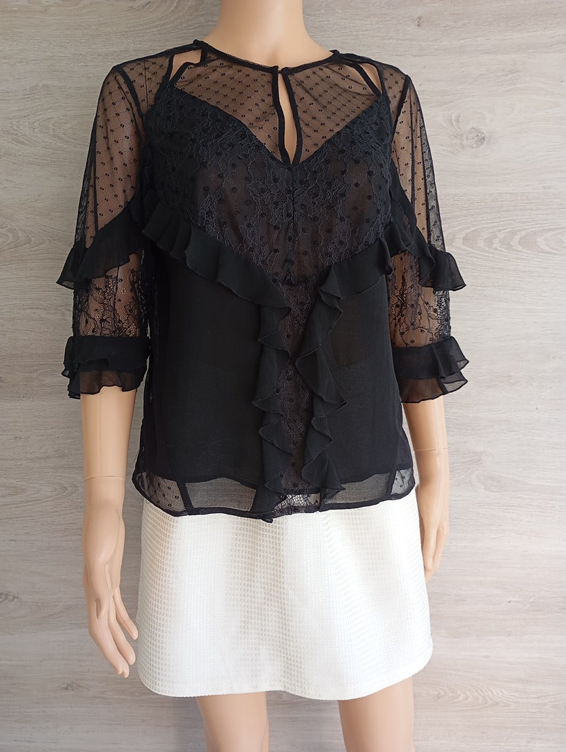 Blouse Guess - M - Noir - Très bon état
