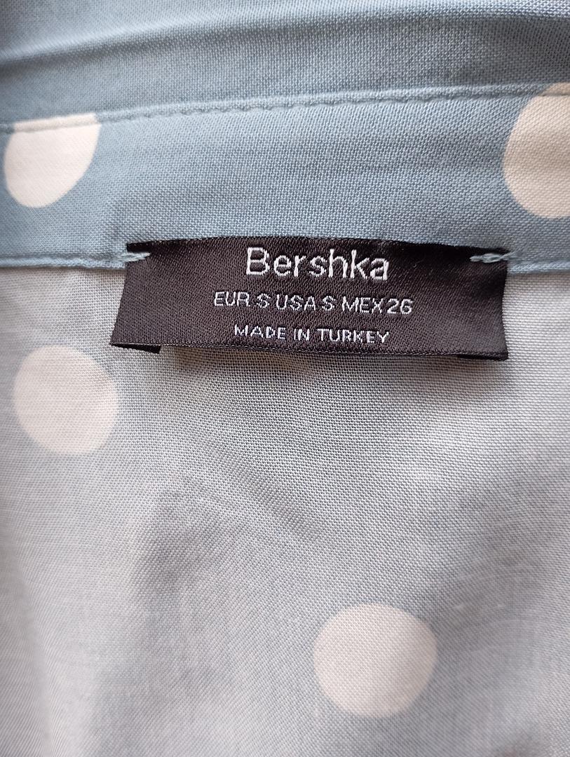 Robe chemise bleu ciel à pois — Bershka — Taille S — Très bon état