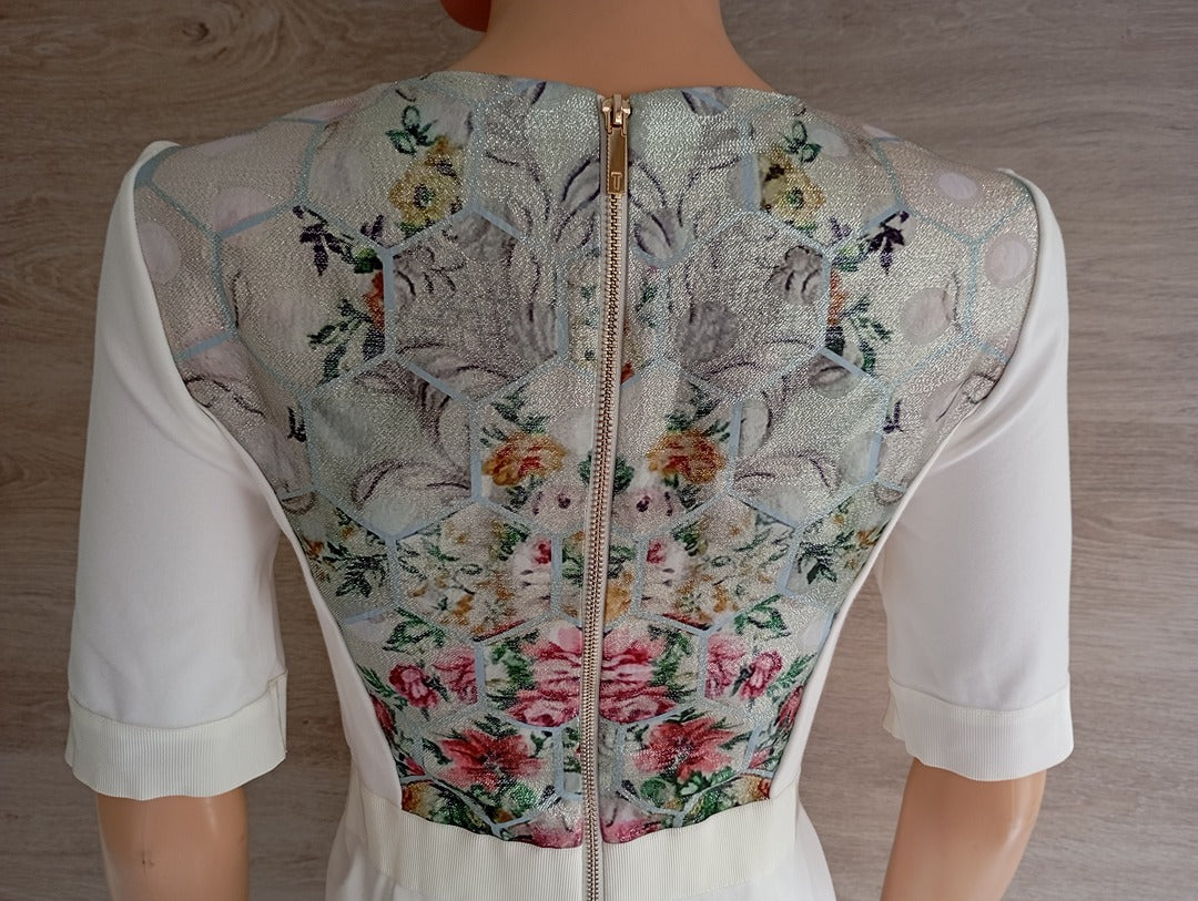 Robe Ted Baker - 36 - Blanc - Très bon état