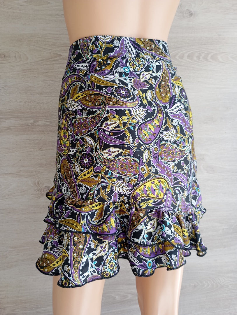 Mini-jupe multicolore — Zara — Taille L