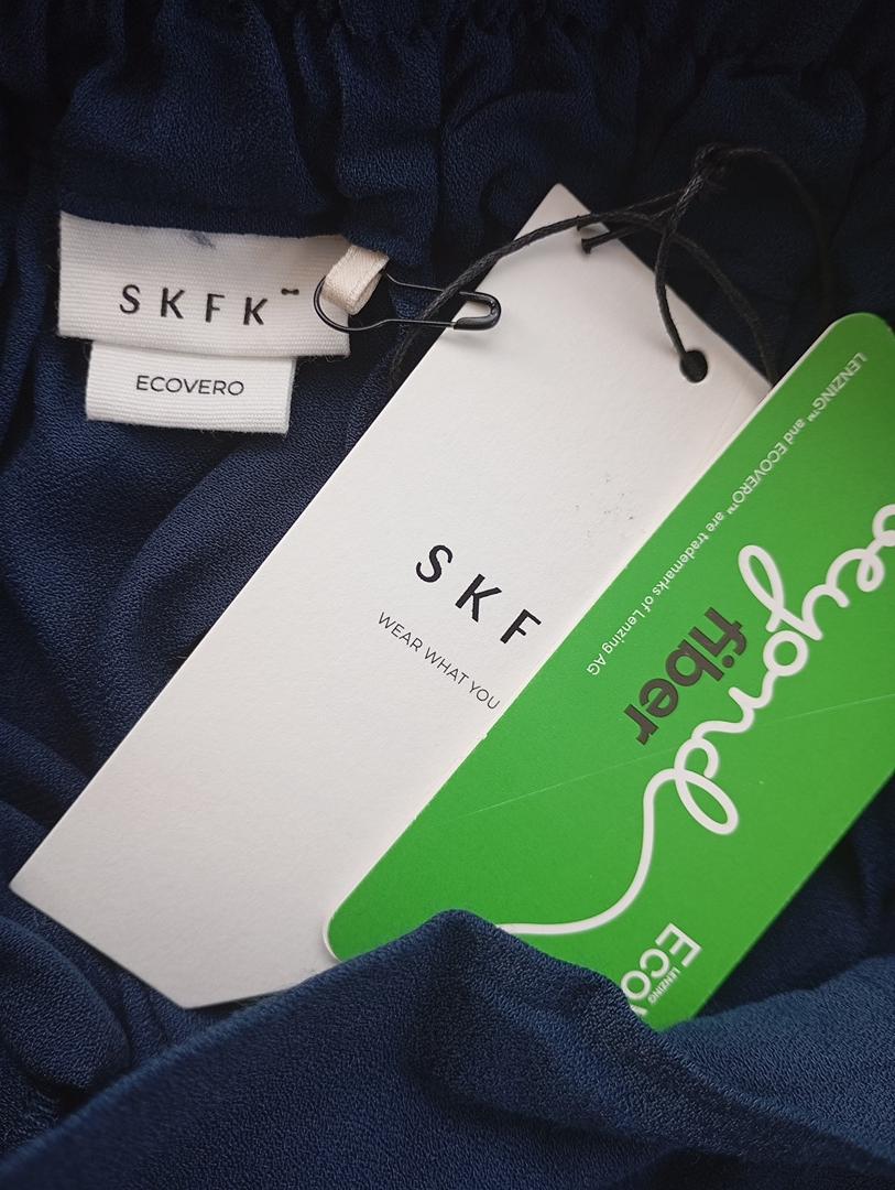 Jupe courte 🌸 Skfk 🌸 34 - Marine - Neuf avec étiquette