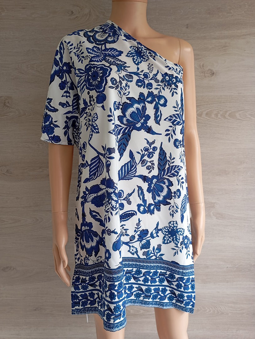 Robe courte d'été 🌸 Shein 🌸- S - Bleu - Neuf avec étiquette