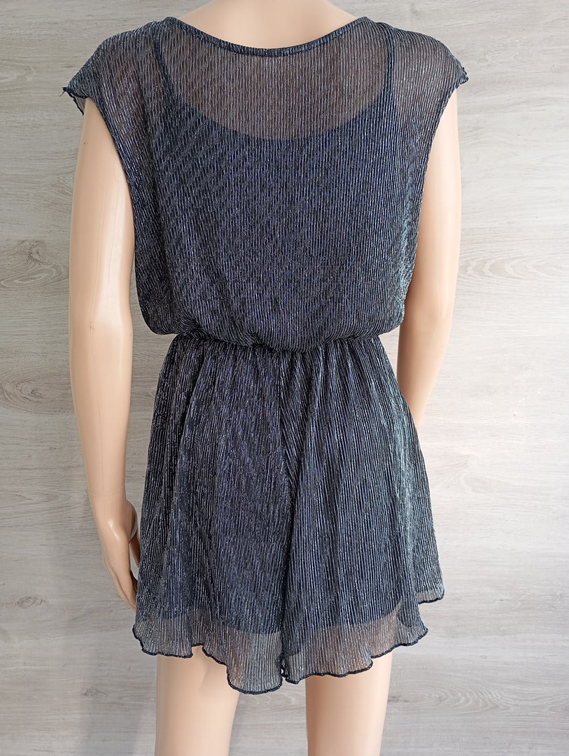 Combinaison short - sans marque - L - Noir/argentée