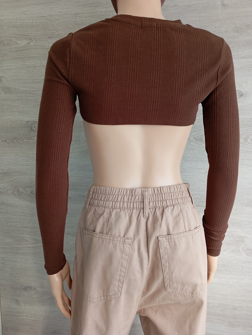 Bolero Undiz - S - Marron - Neuf avec étiquette
