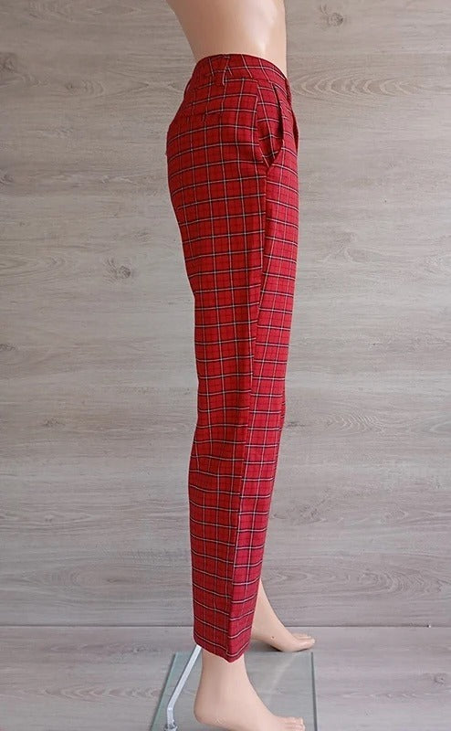 Pantalon Pull&bear - 34 - Rouge - Neuf avec étiquette