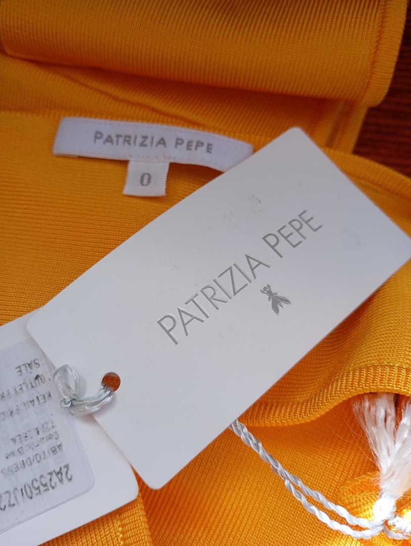 Crop top Patrizia Pepe - Xs - Jaune - Neuf avec étiquette
