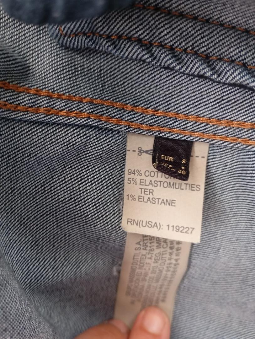 Super veste en jean Massimo Dutti taille S - marine en super état