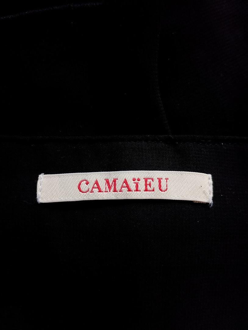 Mini-jupe noire à volants — Camaïeu — Taille M (38) — Très bon état