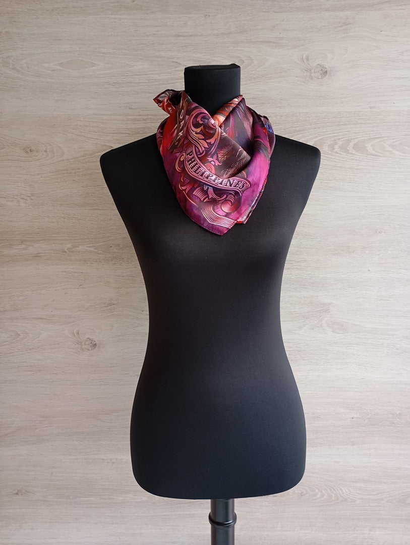 Foulard Don Papa - Violet - Très bon état