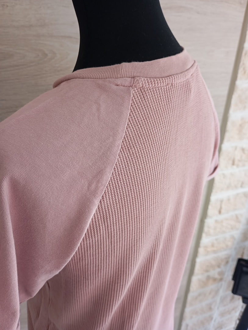 T-shirt Bershka - Xs - Rose - Très bon état - manches courtes