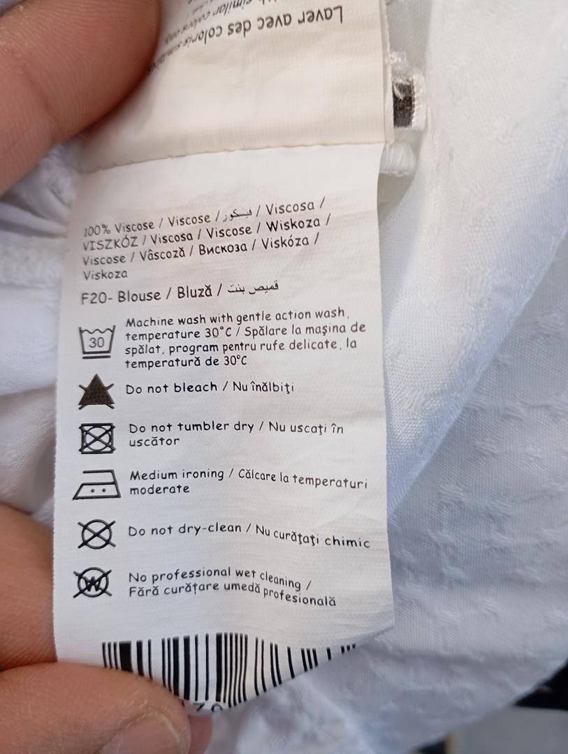 Blouse manches courtes - Camaieu - M - Blanc - très bon état - viscose