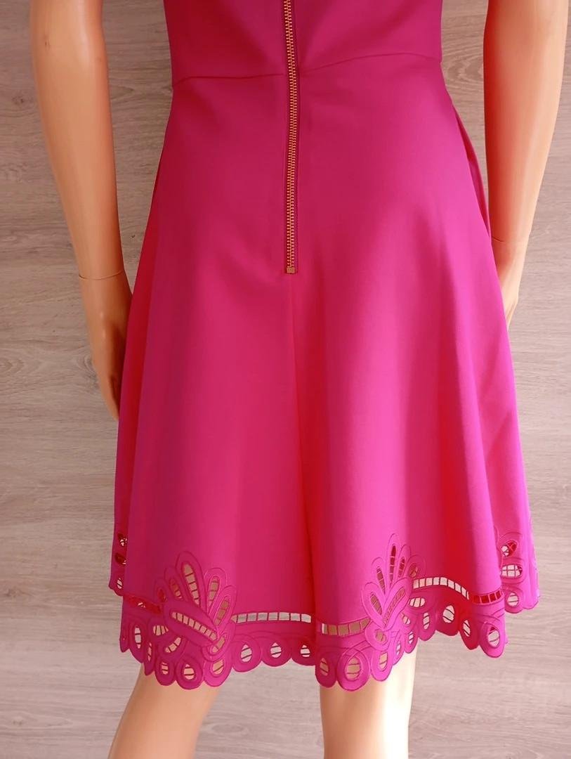 Robe patineuse fuchsia découpée au laser — Ted Baker — Taille S — Très bon état