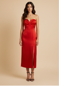 Robe Bustier Rouge Mare Mare x Anthropologie – Taille XL | Neuve avec étiquette