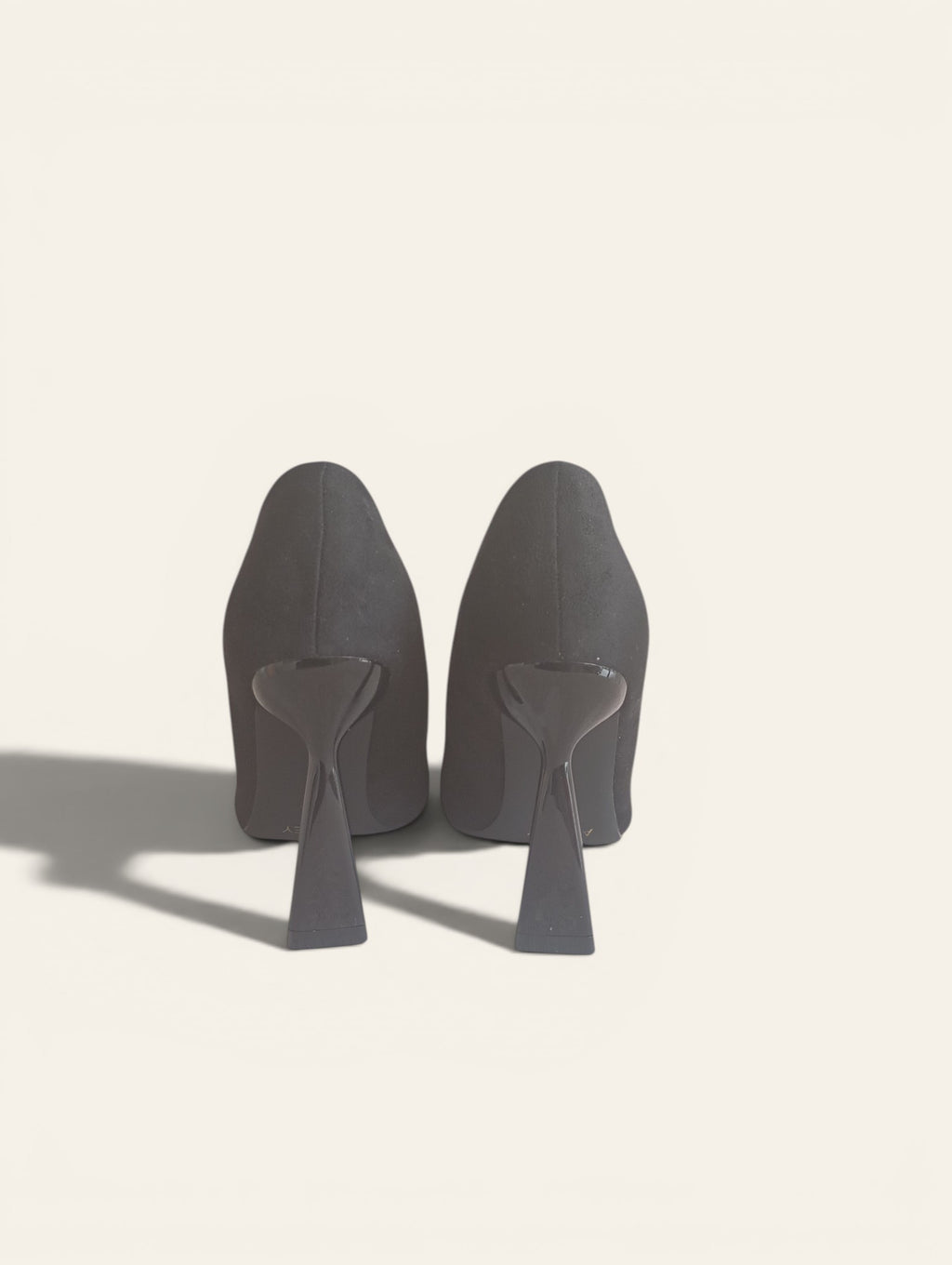 Escarpins Azarey Talon Sculptural – Aspect Suédé Noir – Pointure 35