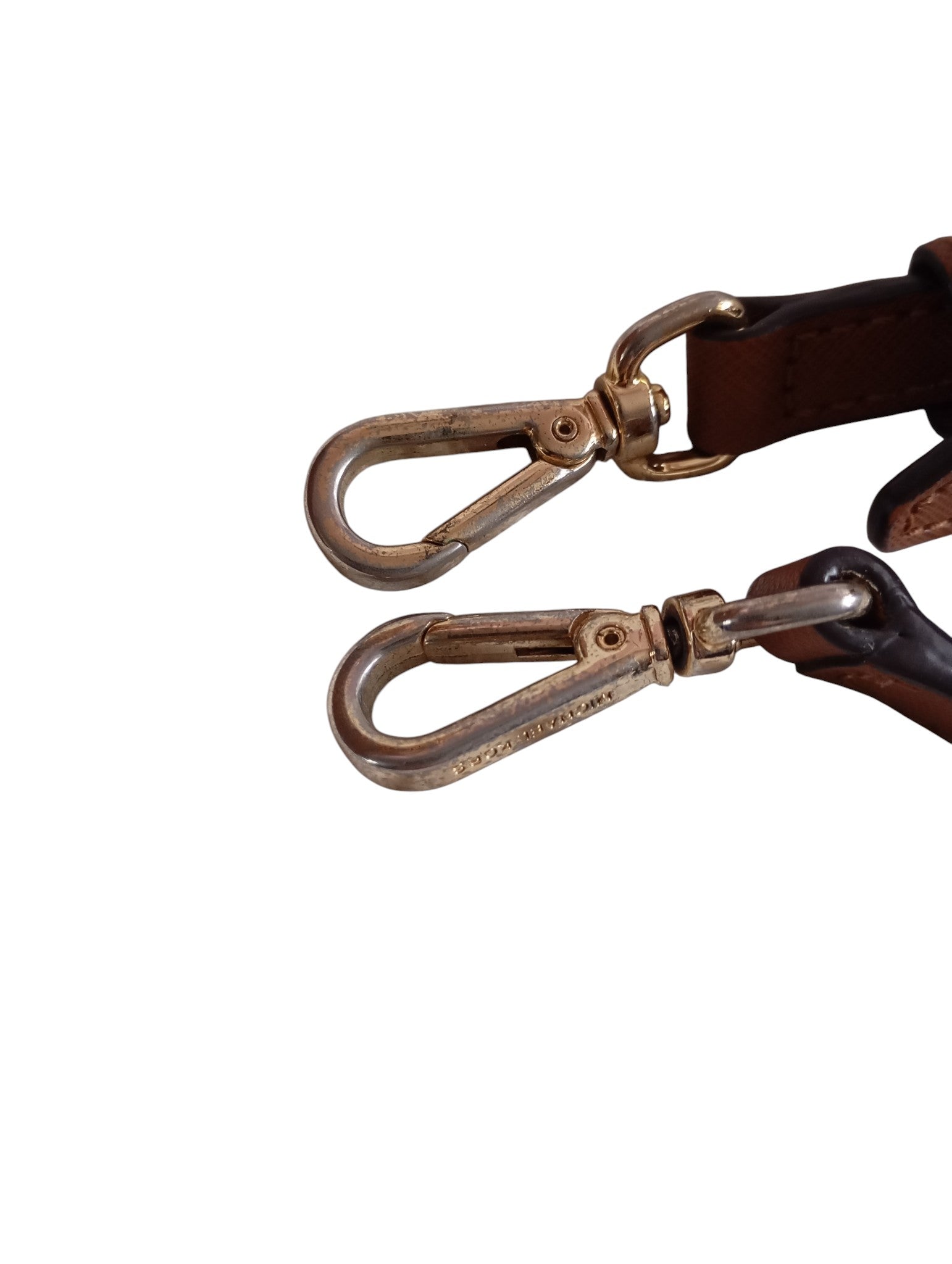 Sac à bandoulière Michael Kors — Cuir Saffiano Marron