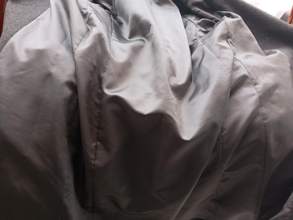 Manteau Long Femme avec ceinture - Gris Laine – Taifun
