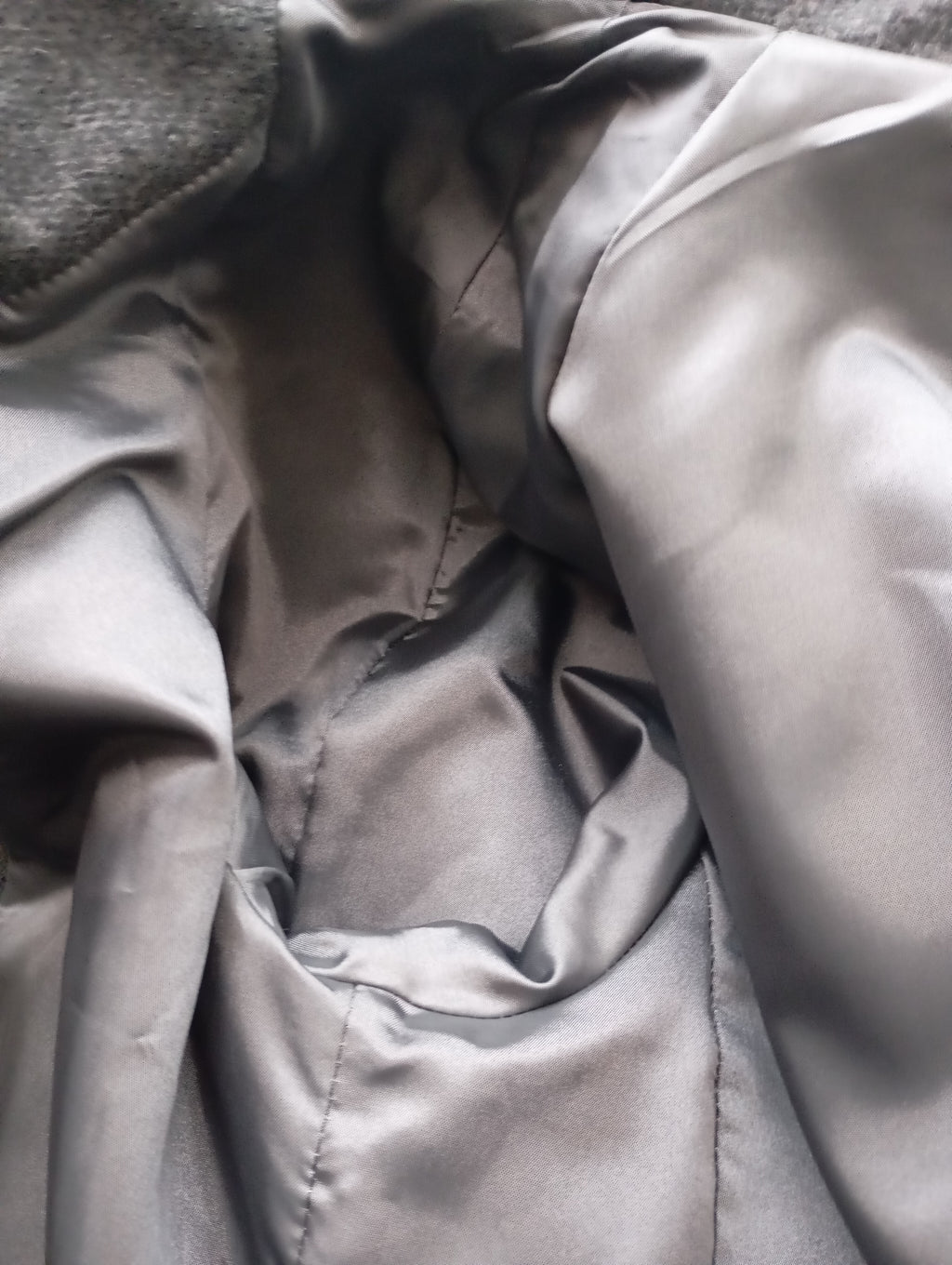 Manteau Long Femme avec ceinture - Gris Laine – Taifun