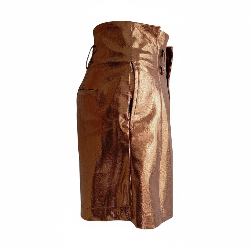 Short femme taille haute - S - Manosque - Bronze - Neuf avec étiquette