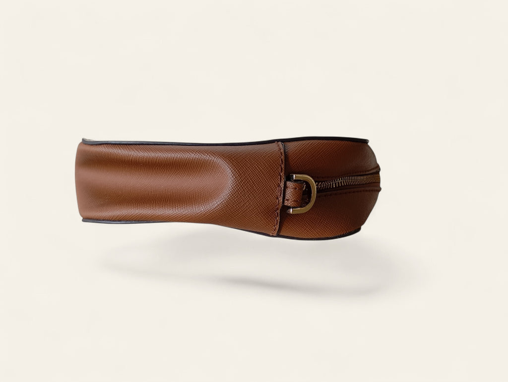 Sac à main Michael Kors — Monogramme MK Vanille & Cognac — Seconde main