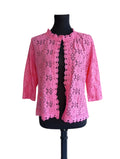 Veste-boléro fuchsia — Mulaya — Taille L — Neuve