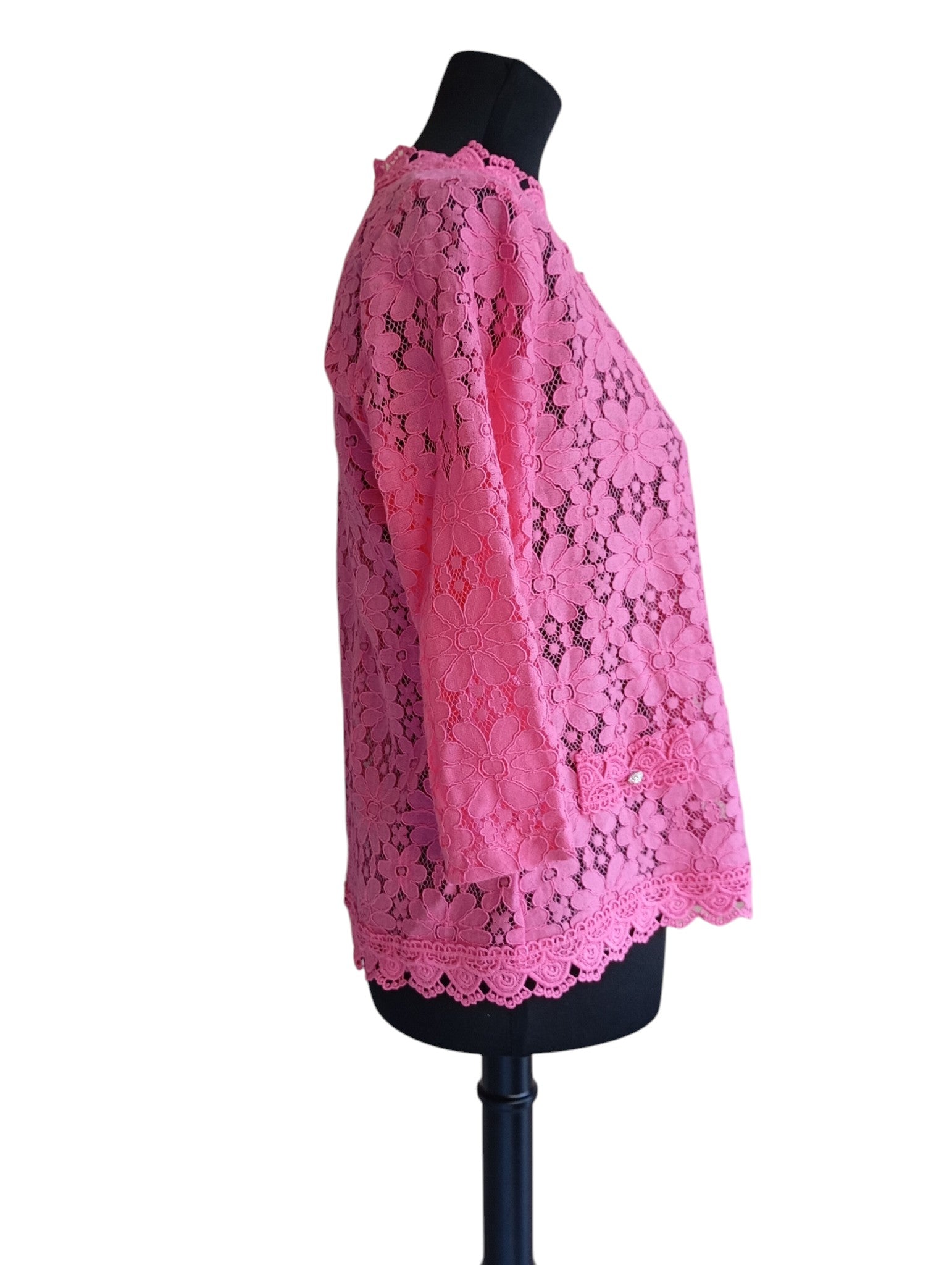Veste-boléro fuchsia — Mulaya — Taille L — Neuve
