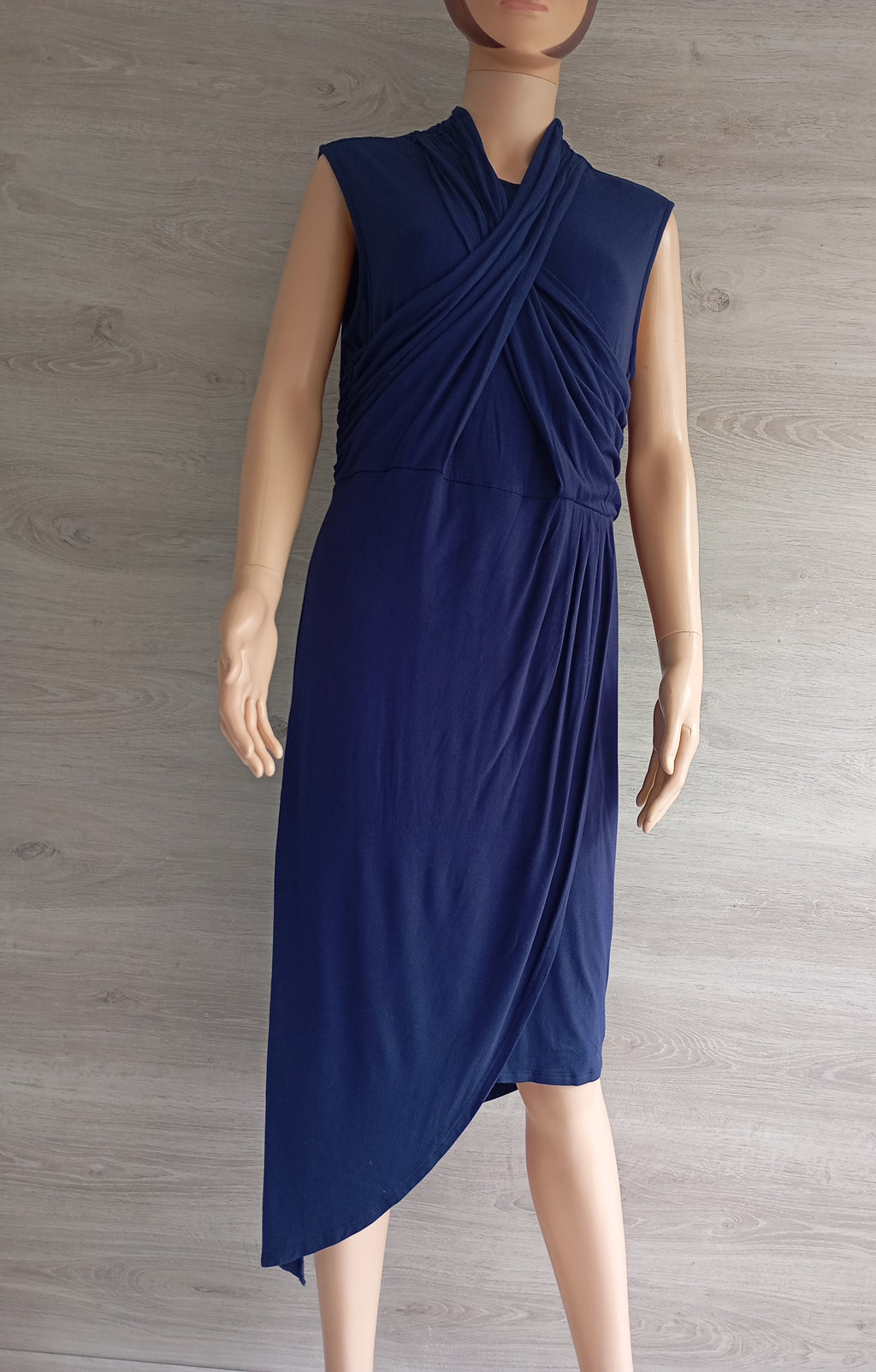 Robe Eloquii Violet/Marine – Taille 46 (US 14) | Seconde Main