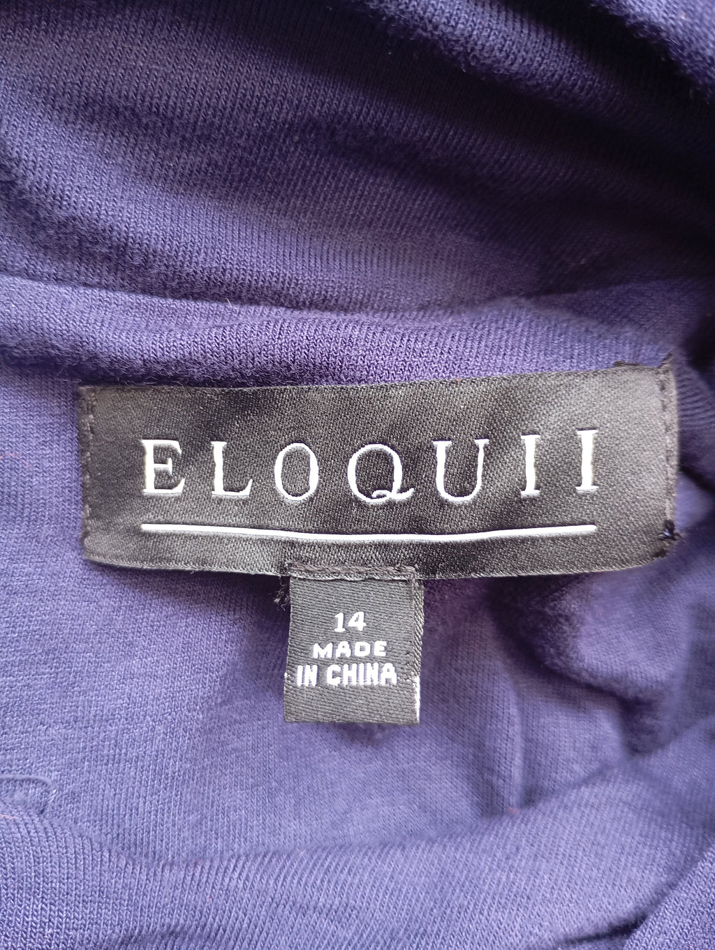 Robe Eloquii Violet/Marine – Taille 46 (US 14) | Seconde Main