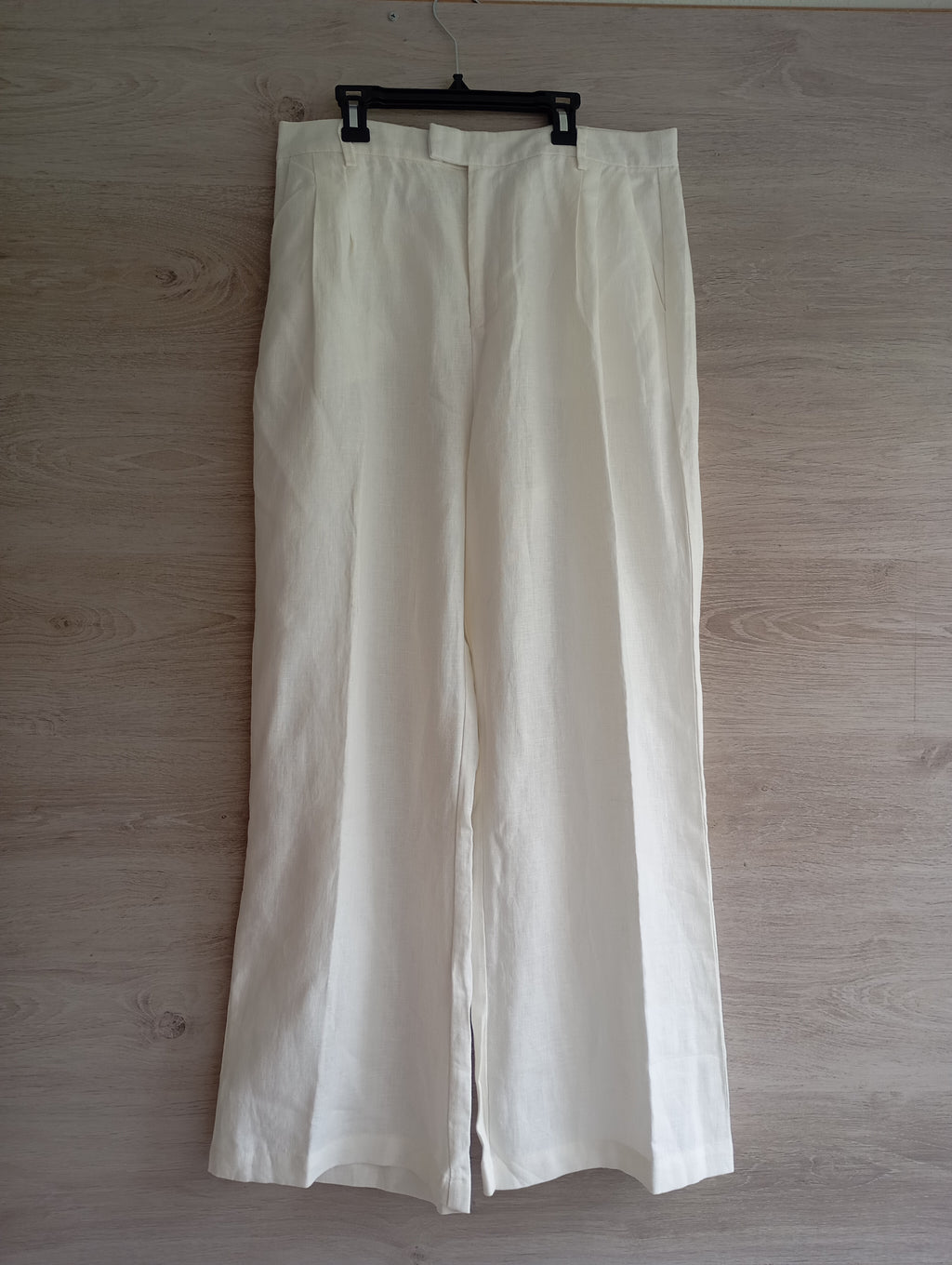 Pantalon Blanc 100% Lin – Electric & Rose