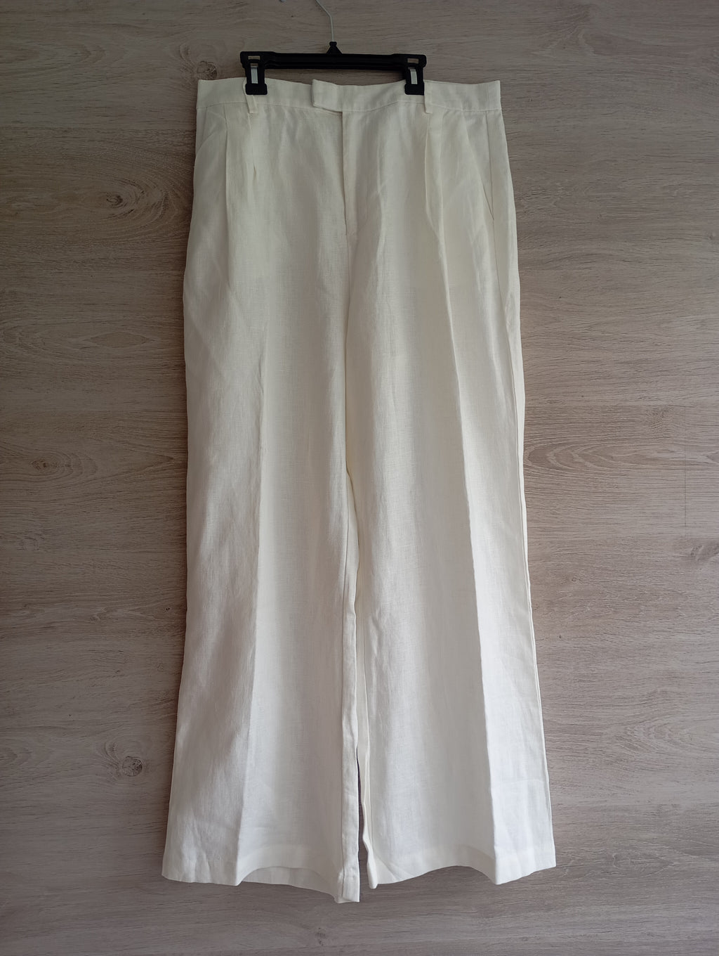 Pantalon Blanc 100% Lin – Electric & Rose