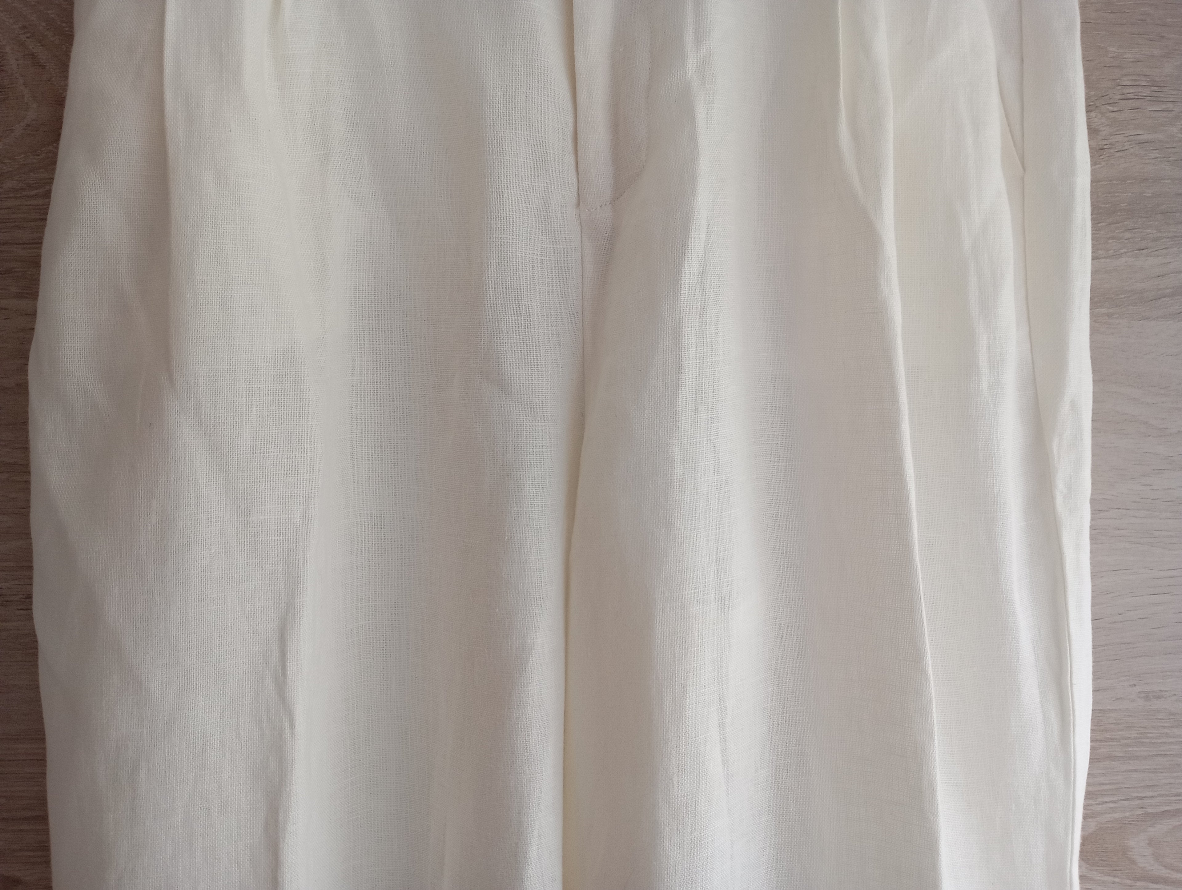 Pantalon Blanc 100% Lin – Electric & Rose