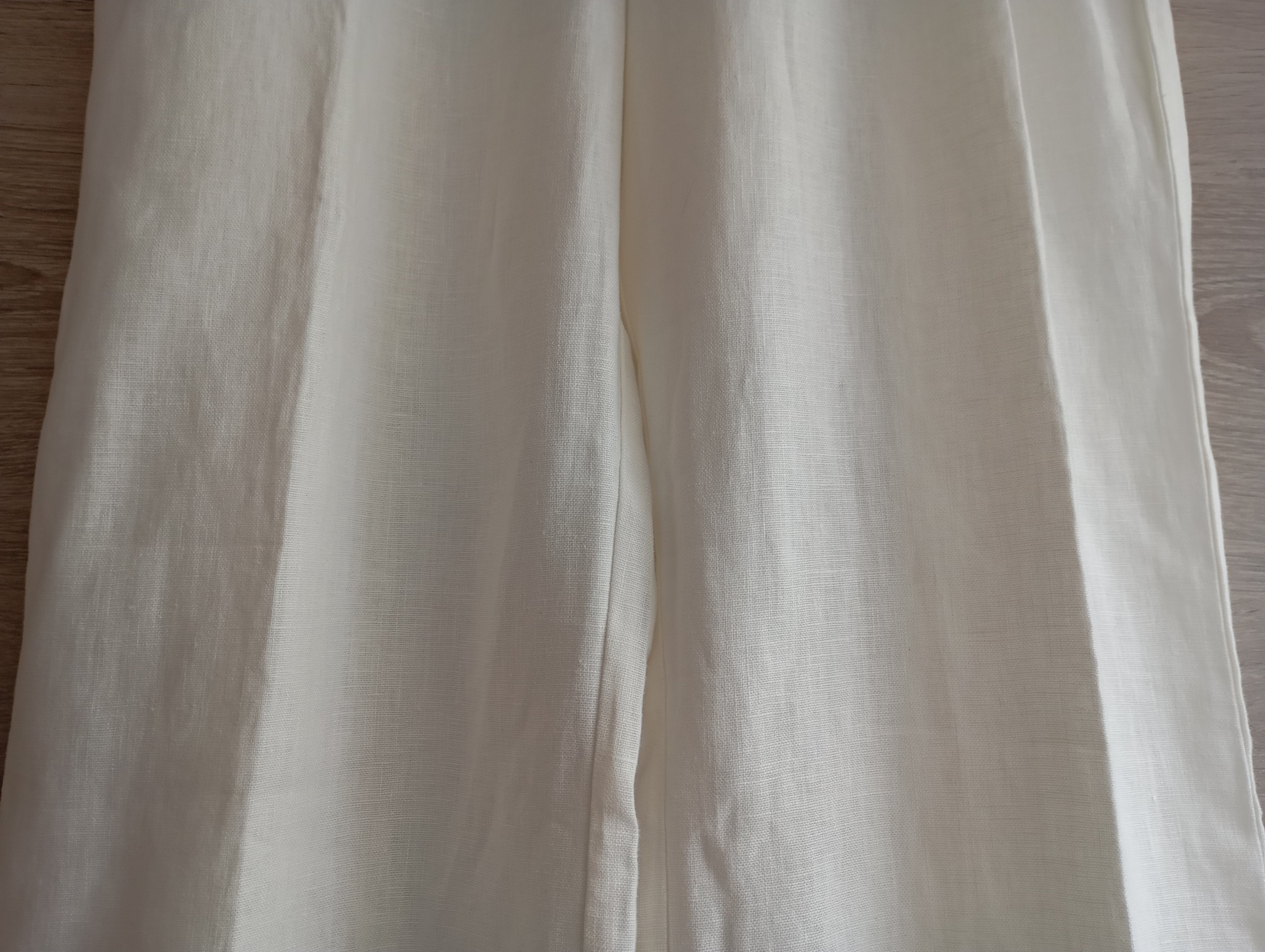 Pantalon Blanc 100% Lin – Electric & Rose