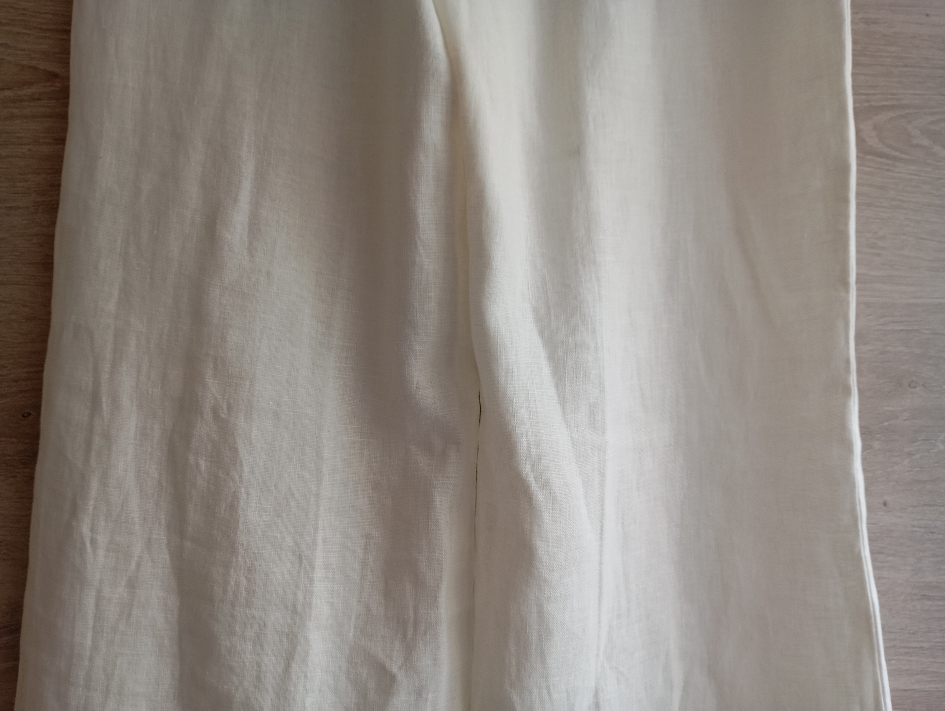 Pantalon Blanc 100% Lin – Electric & Rose