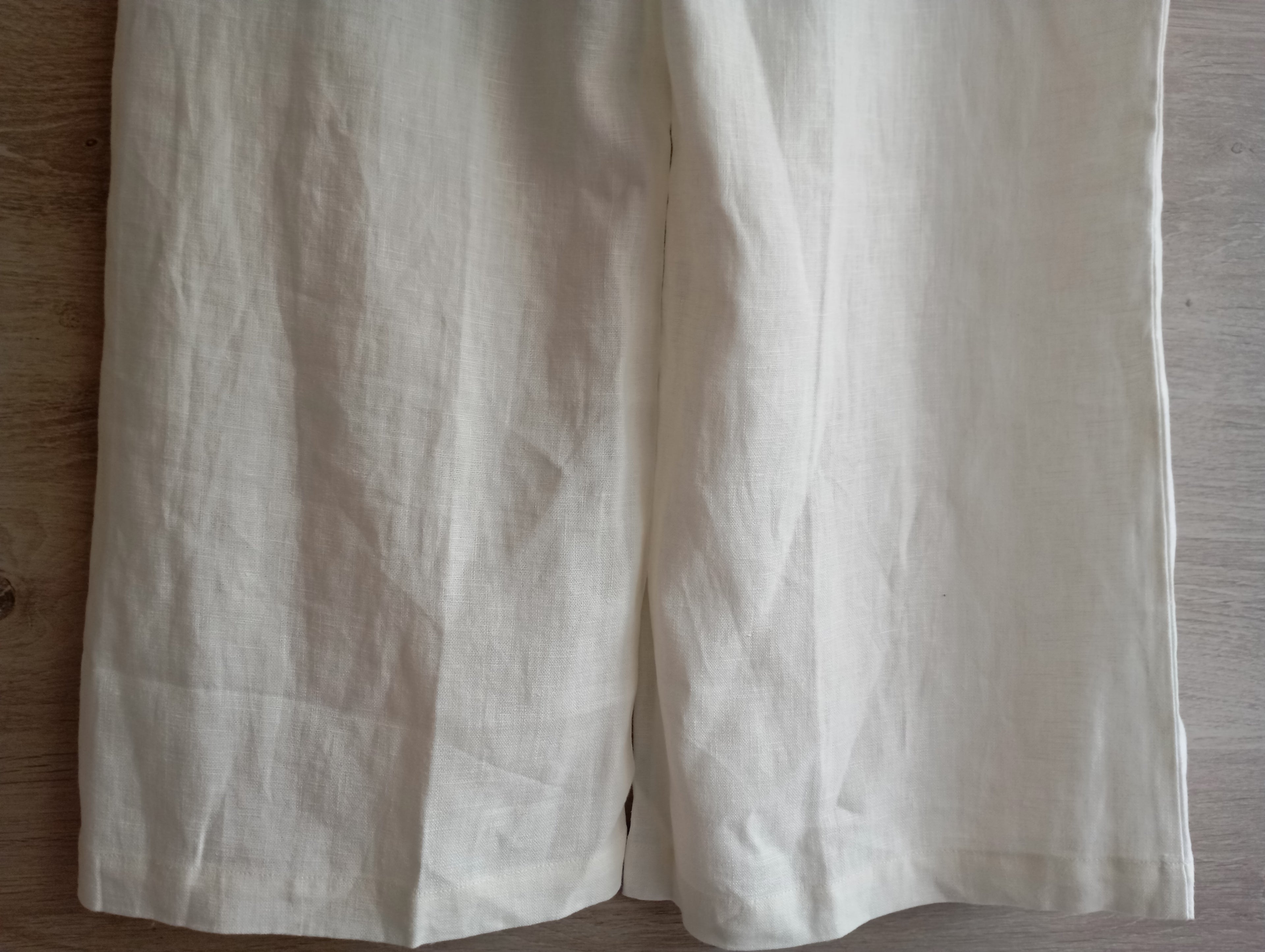 Pantalon Blanc 100% Lin – Electric & Rose