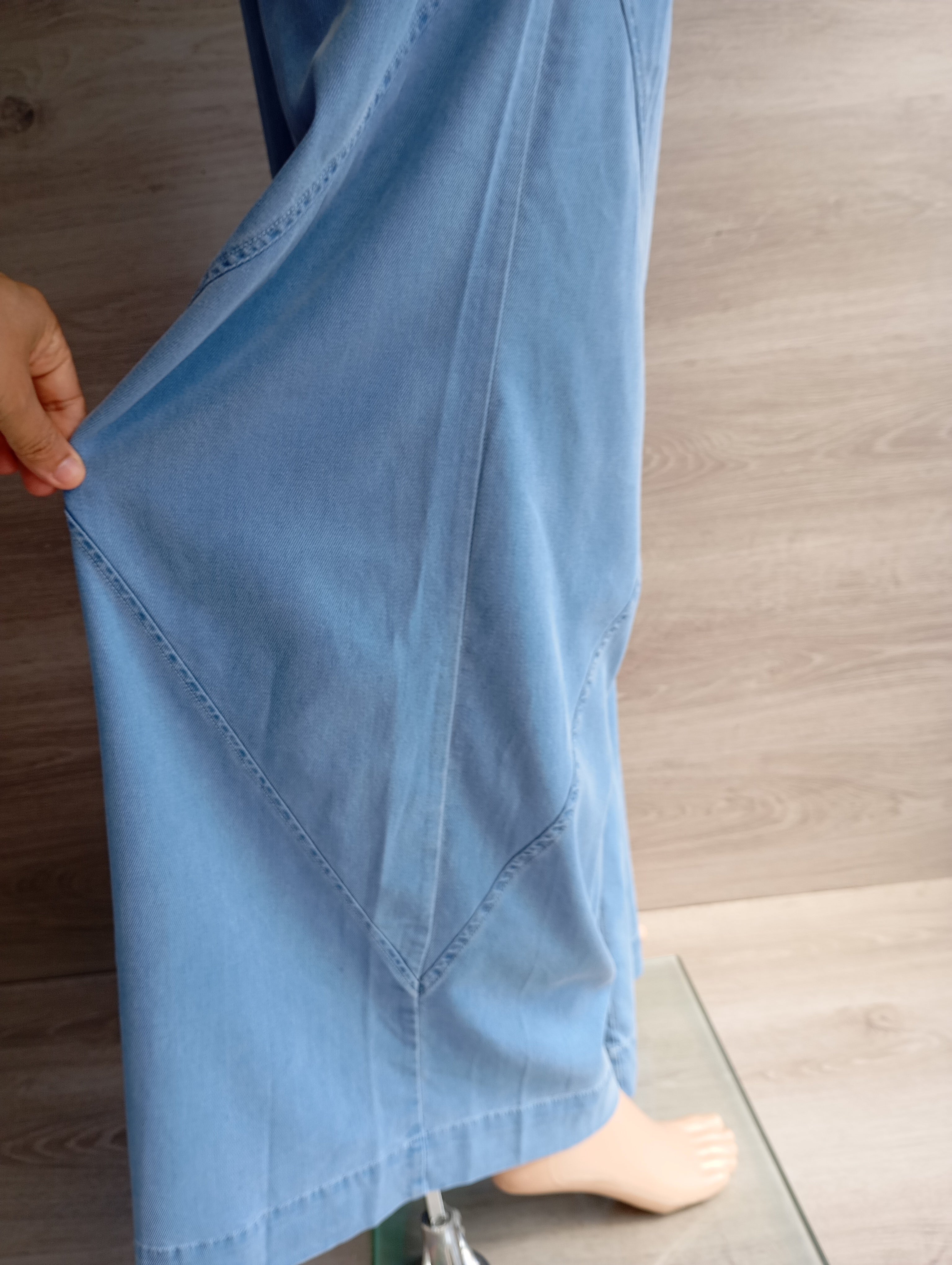 Pantalon Wide Leg Tailleur de créateur Robert Rodriguez – Taille L (42/44 FR) | Seconde Main