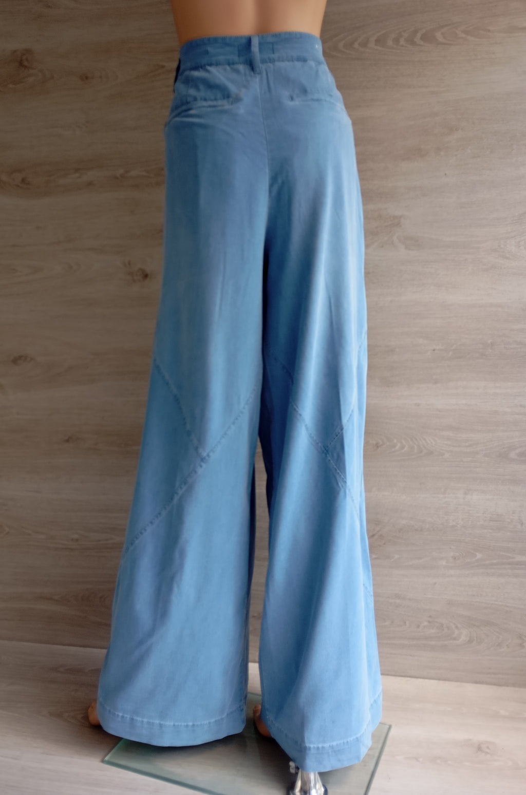 Pantalon Wide Leg Tailleur de créateur Robert Rodriguez – Taille L (42/44 FR) | Seconde Main