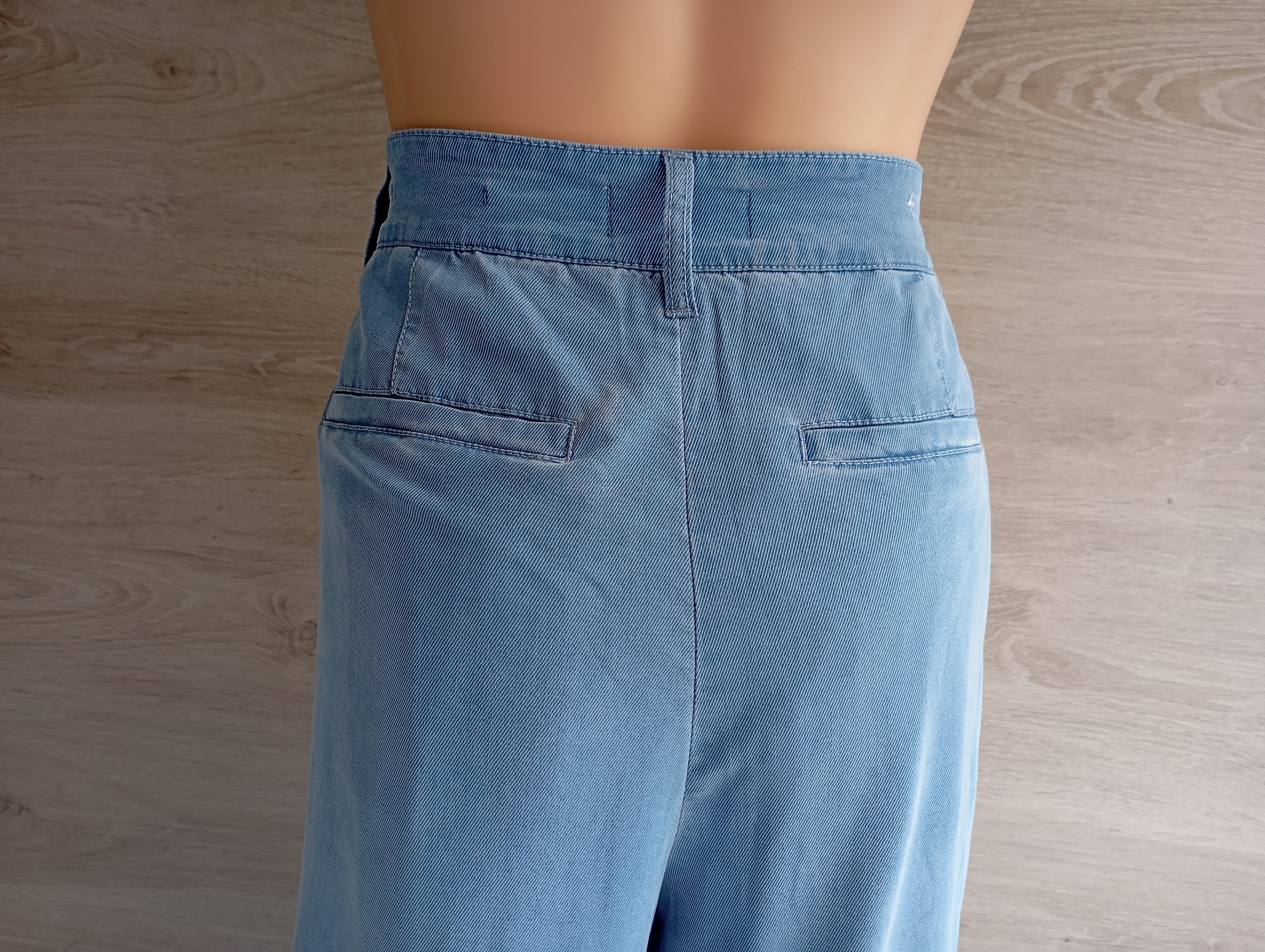 Pantalon Wide Leg Tailleur de créateur Robert Rodriguez – Taille L (42/44 FR) | Seconde Main