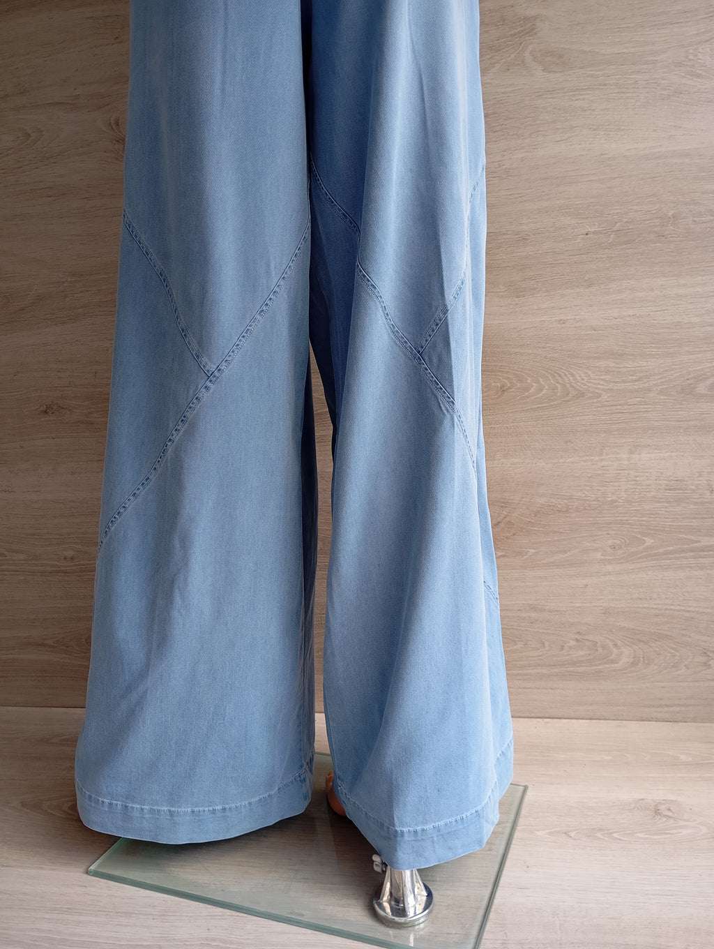 Pantalon Wide Leg Tailleur de créateur Robert Rodriguez – Taille L (42/44 FR) | Seconde Main