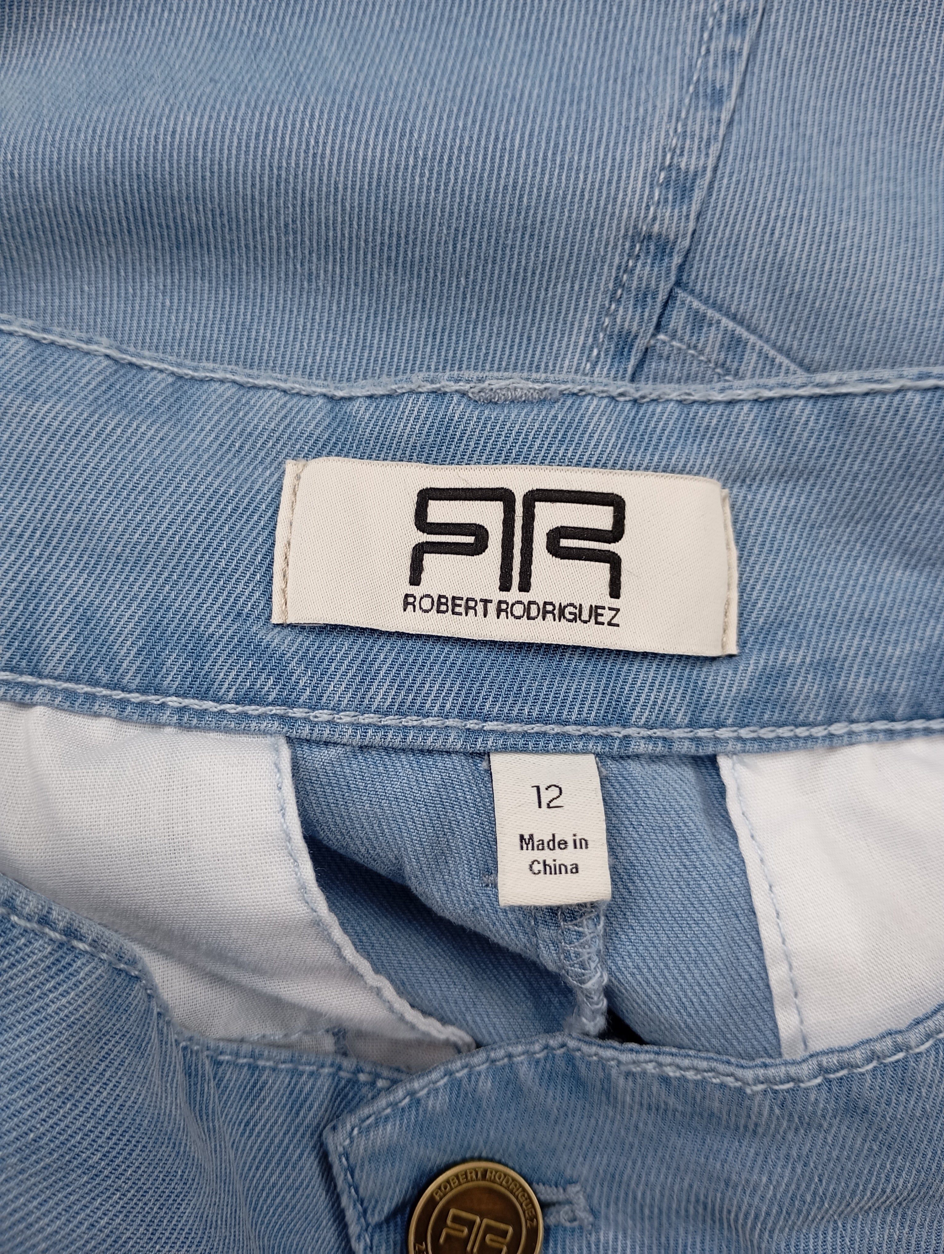 Pantalon Wide Leg Tailleur de créateur Robert Rodriguez – Taille L (42/44 FR) | Seconde Main