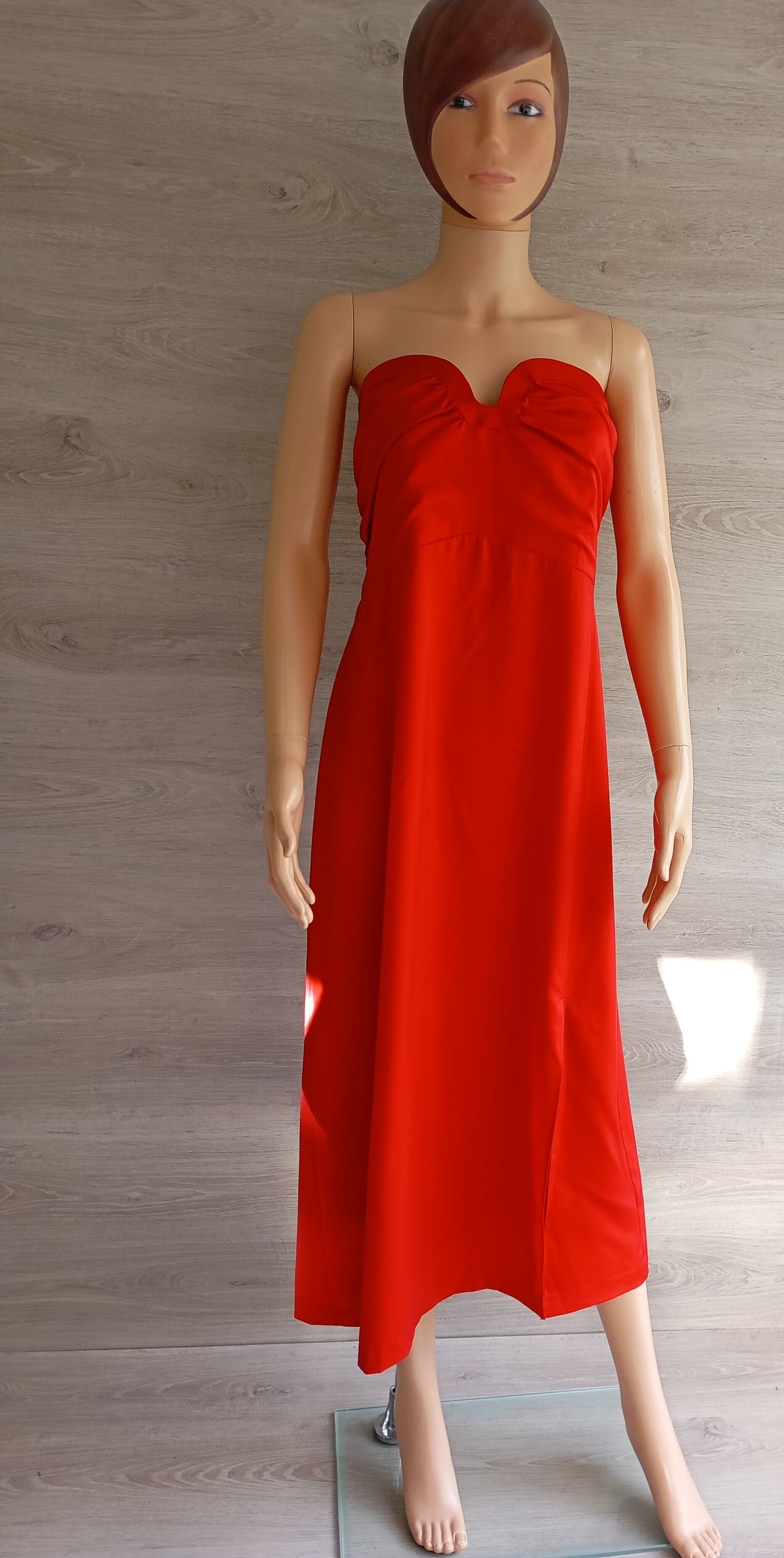 Robe Bustier Rouge Mare Mare x Anthropologie – Taille XL | Neuve avec étiquette