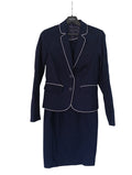 beau tailleur veste/robe f - Orsay taille S/m- marine et blanc en très bon état