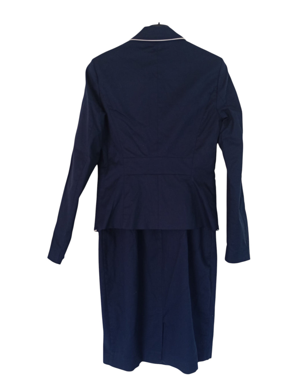 beau tailleur veste/robe f - Orsay taille S/m- marine et blanc en très bon état