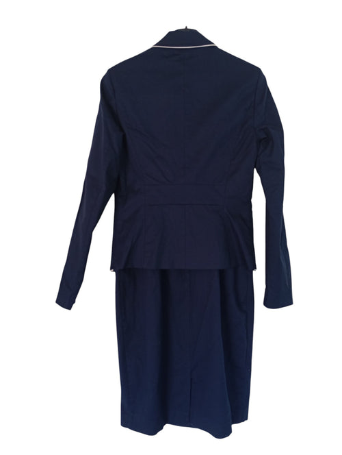 beau tailleur veste/robe f - Orsay taille S/m- marine et blanc en très bon état