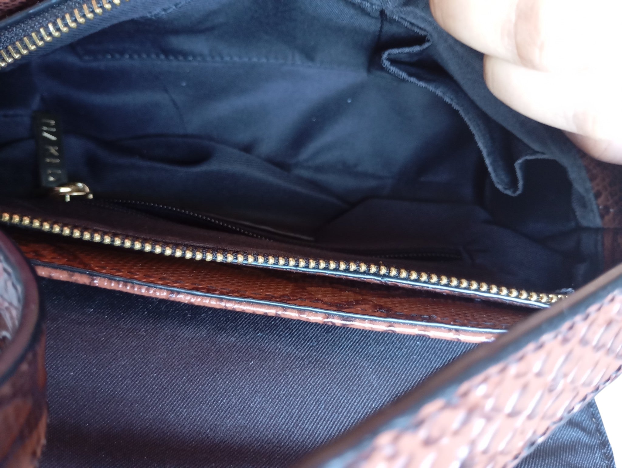 Nakedvice Melbourne — The Dani Snake Print Bag | Sac baguette cuir python Y2K