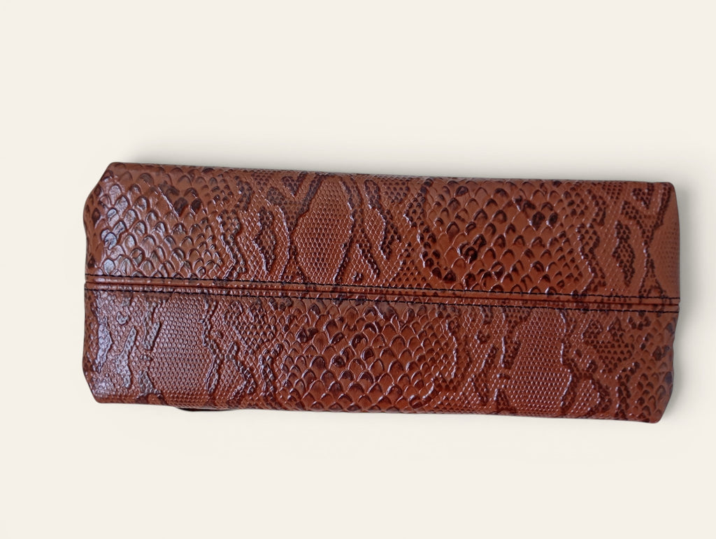 Nakedvice Melbourne — The Dani Snake Print Bag | Sac baguette cuir python Y2K