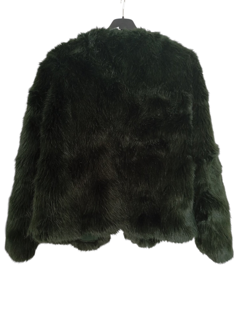 Veste fausse fourrure vert sapin — Bershka — Taille S — Super état