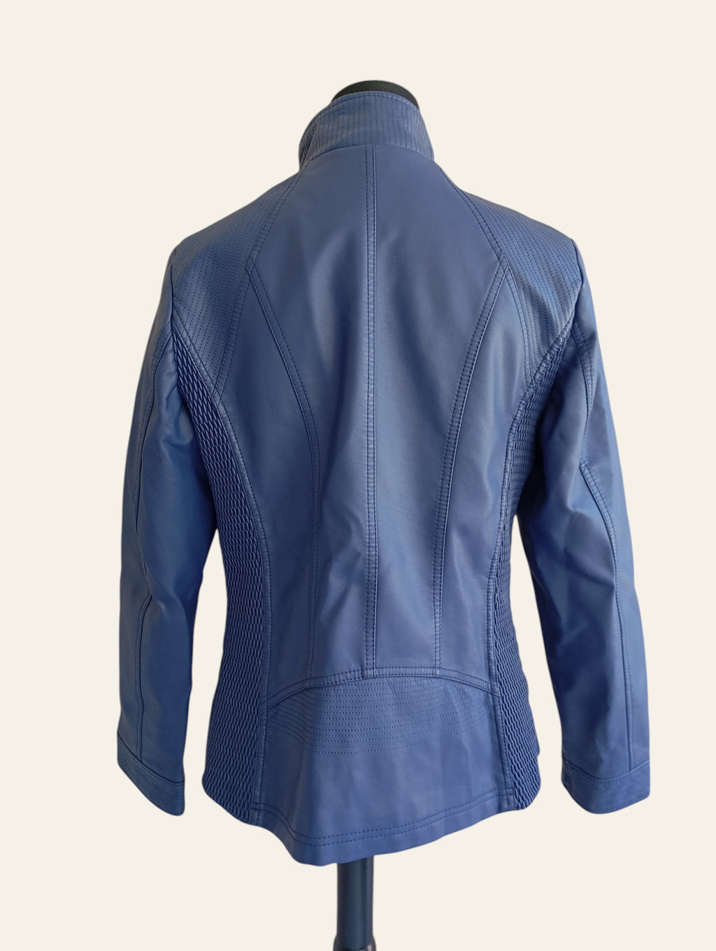Blouson Perfecto Marine Saturne – Style Rock Chic | Seconde Main Taille L