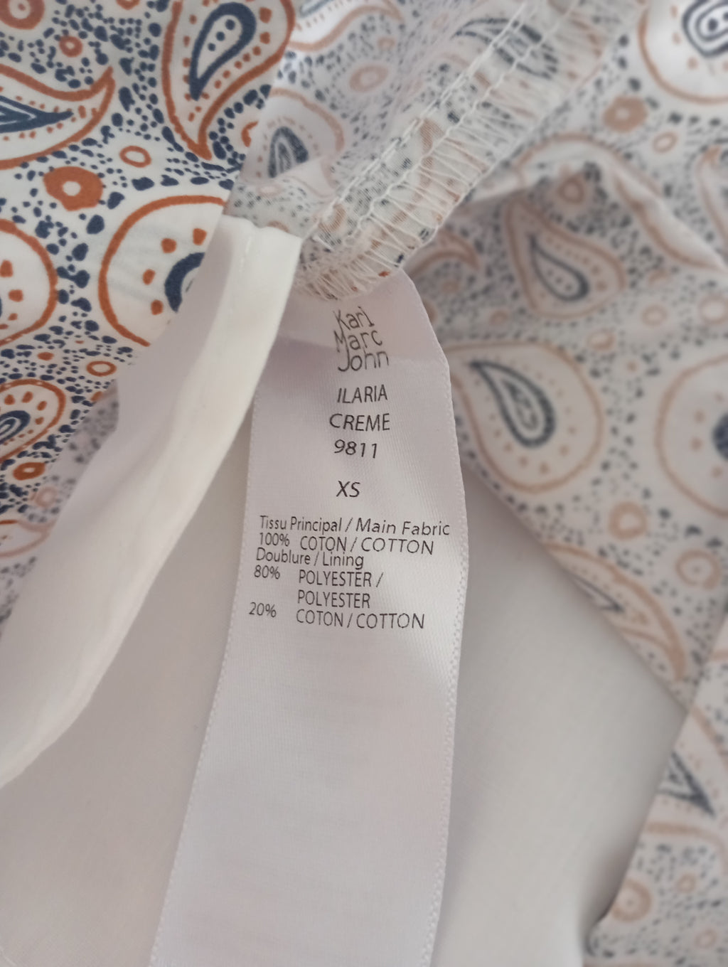 Short Karl Marc John – Imprimé Paisley – Taille XS / 34
